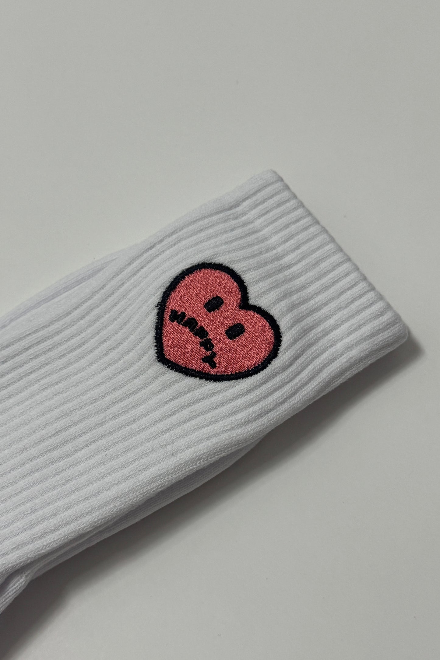Happy Home centerpiece socks lifestyle photo — streetwear brand that supports NAMI