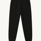 Happy Home centerpiece sweatpants jet black back — mental health streetwear brand