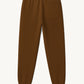 Happy Home centerpiece sweatpants chocolate back — mental health awareness streetwear
